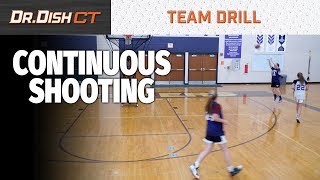 Team Basketball Drills Continuous Shooting with Positionless Basketball [upl. by Kirat82]