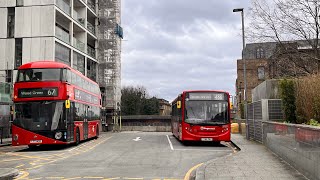 FULL ROUTE VISUAL  Stagecoach London 488 Dalston Junction To Bromley By Bow Tecsos 37577 YY64 YKV [upl. by Larrie104]