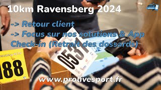 10km Ravensberg  Retour organisateur  Focus retrait des dossards Checkin [upl. by Bonacci]