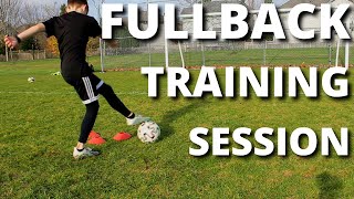 Full Fullback Training Session  Fullback Training drills for Right or Left Backs [upl. by Alvord287]