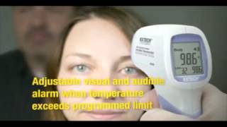 Extech  Review Extech IR200 NonContact Forehead Infrared Thermometer [upl. by Alva418]