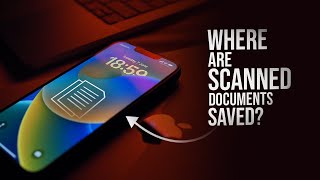 Where Are Scanned Documents Saved on iPhone tutorial [upl. by Nolrev]