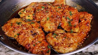 Quick and Easy Garlic Butter chicken Breast Recipe  Delicious Easy Dinner [upl. by Porcia]