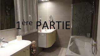 Poser du lambris PVC dans une salle de bain sans colle ou presque Part1 [upl. by Raual]