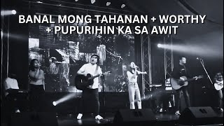 Banal Mong Tahanan  Worthy Translated  Pupurihin Ka sa Awit  Live Worship  Oct 2021 [upl. by Bergman877]