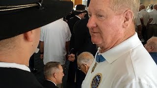 Medal of Honor recipients enter Convention Center ballroom for luncheon [upl. by Anirtek581]