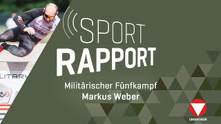 SportRapport  Militärischer Fünfkämpfer und HindernisbahnstaffelVizeweltmeister Markus Weber [upl. by Trembly128]