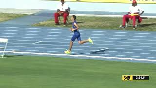 CARIFTA50 1500m U17 Boys Final  SportsMax TV [upl. by Ordnazil]