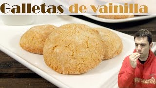 GALLETAS de VAINILLA 😍🍪😋 Receta rápida fácil y deliciosa Receta  268 [upl. by Issi679]