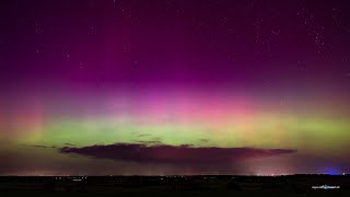 Northern Lights 10102024  Short Timelapse from Germany [upl. by Finlay750]