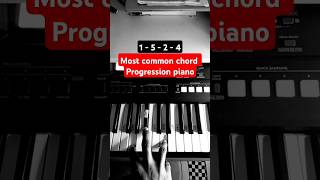 Most common chord progressions piano piano chordprogressions youtubeshorts [upl. by Nosnibor902]