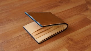 Crafting a Classic Bifold Wallet with Italian Buttero Leather PDF Pattern [upl. by Richers619]