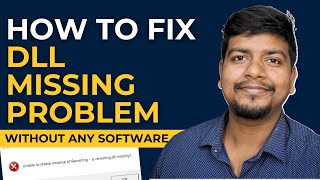 How To Fix Dll Missing Problem  Without Any Software  DLL File Missing Windows 10  Window 11 [upl. by Stieglitz497]