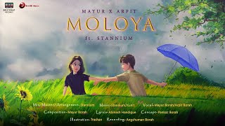 Mayur X Arpit  MOLOYA মলয়া Ft STANNiUM  Official Visualizer [upl. by Sissel]