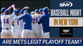 Are the Mets perceived as playoff contenders around MLB  Baseball Night in NY  SNY [upl. by Suzzy120]