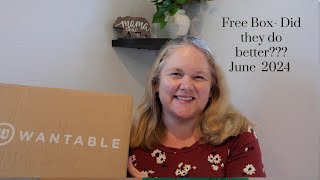 Wantable Unboxing  They sent me a free box June 2024 [upl. by Buzzell]