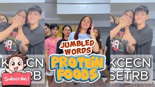 GUESS THE PROTEIN FOODS JUMBLED WORDS [upl. by Eellac]