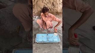 How Beautiful Concrete Tiles are Made shorts diy cementprojects [upl. by Noemi]