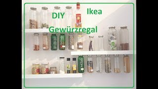 Gewürzregal selber machen Ikea Regal [upl. by Namijneb498]