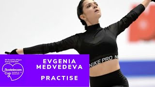 ♥️Evgenia Medvedeva Rostelecom Cup 2019 FS Practice Евгения Медведева Гран При Ростелеком 2019 ПП [upl. by Akirdnas]