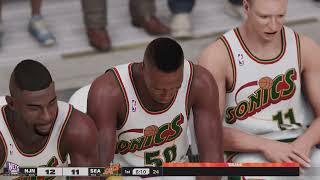 【2K25 NBA】0102 New Jersey Nets vs 9596 Seattle Supersonics [upl. by Suiramaj880]