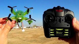 Eachine Q90C Intro Micro FPV Drone Flight Test Review [upl. by Alehcim]