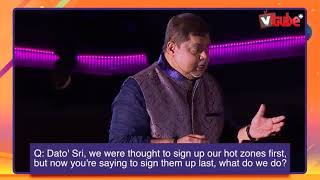 Dato Sri Vijay Eswaran  On Prospecting Hot Zones  VCON 2018 [upl. by Llerrej793]