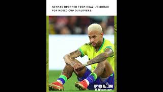 Neymar dropped from Brazils squad for World Cup qualifiers [upl. by Chak454]