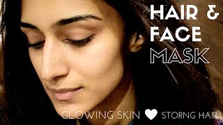 moong dal and methi seed hair amp face mask  HAIR CARE  SKIN CARE  ERICA FERNANDES [upl. by Kerry]