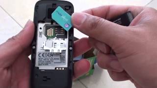 Nokia C201 How to Insert SIM Card [upl. by Laddy]