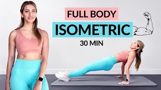 FULL BODY ISOMETRIC WORKOUT to Build Lean Muscle  No Equipment  30 Minutes  Zhervera [upl. by Anifad]