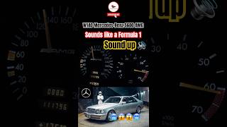 Mercedes W140 S600 AMG Roars Through Tunnel – Sounds Like an F1 Car [upl. by Marybella]