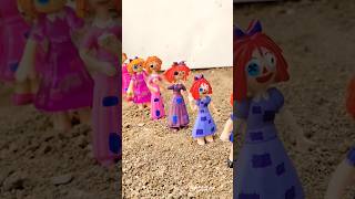 RAGATHA DOMINO EFFECT MUÑECOS THE AMAZING DIGITAL CIRCUS Shorts tadc [upl. by Nibor316]