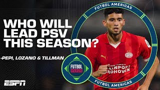 He can put up some NUMBERS Tillman Lozano or Pepi  Who will score more goals for PSV  ESPN FC [upl. by Ahcsas]