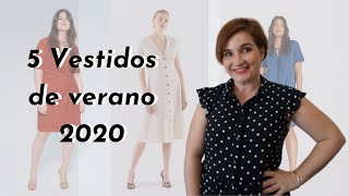 5 Vestidos de verano 2020  Cómo vestir según tu cuerpo [upl. by Latnahs]