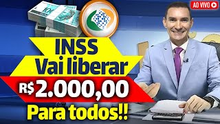 NÃO PERCA INSS LIBERARÁ R2000 para BENEFICIÁRIOS da PREVIDÊNCIA SOCIAL INSS  VEJA agora as DATAS [upl. by Seniag509]