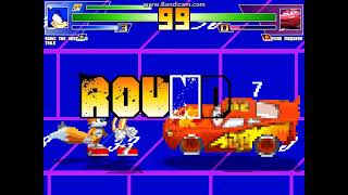 MUGEN battle 2329 Sonic amp Tails vs Lightning McQueen [upl. by Oran]