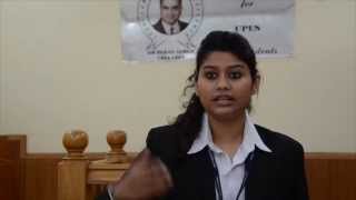 A Law student experience at Moot Court at UPES College of Legal Studies [upl. by Oshinski]