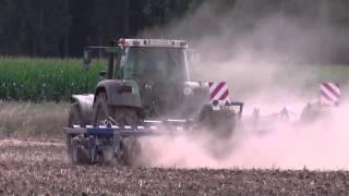 Stoppelbearbeitung 2014 mit Fendt Favorit 822 [upl. by Noskcire]