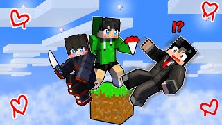 Minecraft One Block But Im STUCK with CRAZY FAN BOYS  Tagalog [upl. by Akinorev]