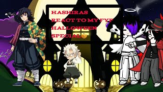 Hashiras react to my fyp really late Halloween special🎃👻 short [upl. by Anayik]