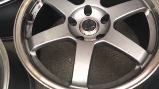 Close up of my Volk LE37 wheels [upl. by Maribelle633]