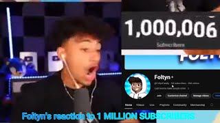 FoltynFamily reaches 1 MILLION SUBSCRIBERS LIVE [upl. by Stover]