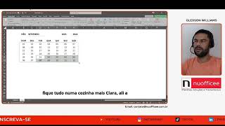 Como Criar Calendário no Excel [upl. by Humfrid]