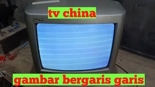 Tv china gambar bergaris buku [upl. by Brey]