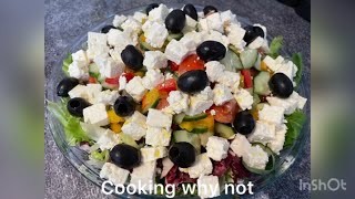 greek salad recipe with feta cheese [upl. by Kennan656]