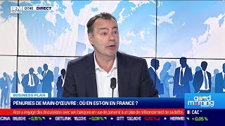 François Moreau Randstad France  Pénurie de maindœuvre où en eston en France [upl. by Ahsiuqel]