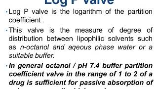 LIPOPHILICITY AND DRUG ABSORPTION [upl. by Akila]