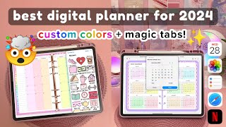 You NEED this Digital Planner for 2024 🤯💗  iPad amp Android new features ✨ [upl. by Searle]