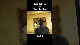 John Fallout vs Vault Tec Rep Part 2 fallout4 fallout comedy gaming [upl. by Sida]